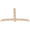 Ekena Millwork Bellingham Smooth Timber Gable Bracket, Douglas Fir, 72"W x 48"H x 1 1/2"D x 5 1/2"F, 16/12 Pitch GBW072X48X0206BEL00SDF - alternate 3